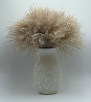 Barro Vase - Wht/Wht - PAMPAS